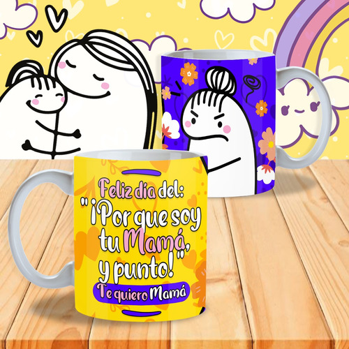 Tazas Dia De La Madre Flork Personalizables