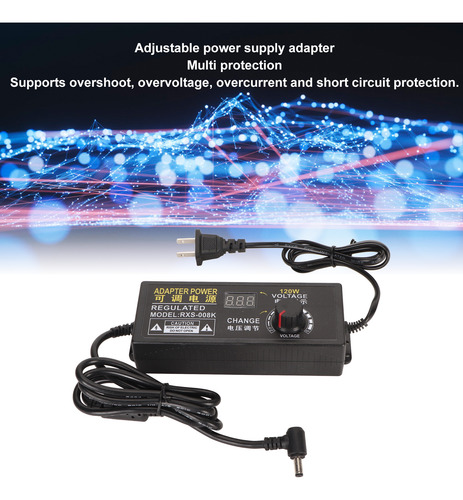 Adaptador De Fuente De Alimentación Variable 24v 5a Externo