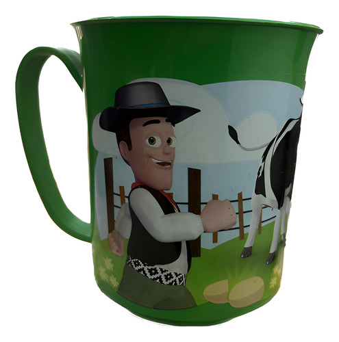 Taza Jarro Plastica Infantil La Granja De Zenon