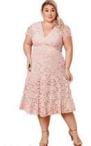 Comprar Vestido Batizado 75 Renda Festa Civil Plus Size Noiva Civil