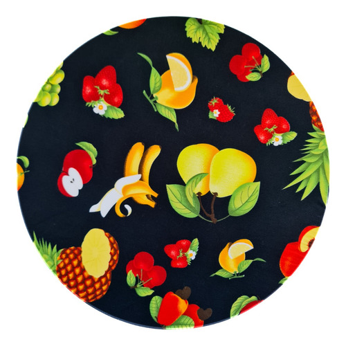 Kit Duplo Capas Sousplat, Frutas