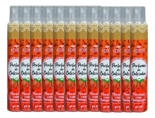 comprar Kit 12 Perfume De Calcinha Morango Cu002F Champagne 40ml Apinil comprar Kit 12 Perfume De Calcinha Morango Cu002F Champagne 40ml Apinil