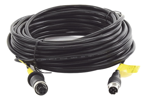 Cable Extensor De Vídeo Y Audio De 10 Metros / Conector Tipo Color Negro