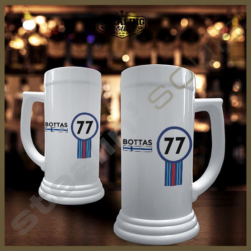 Chopp Plastico Cerveza | Formula 1 #750 | F1 Valtteri Bottas