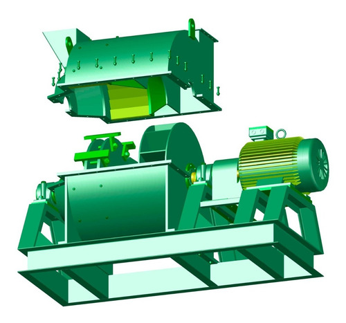 Molino Pulverizador, Planos Completos Fabricacion Y Montaje