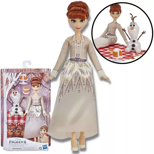 Boneca Frozen 2 - Anna E Olaf No Piquenique - Disney Hasbro