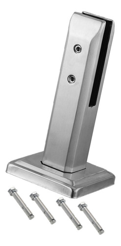 Qa Abrazadera De Vidrio, Abrazadera De Altura 20cm Plata