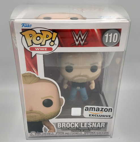 Funko Pop #110, Brock Lesnar + Protector Transparente.