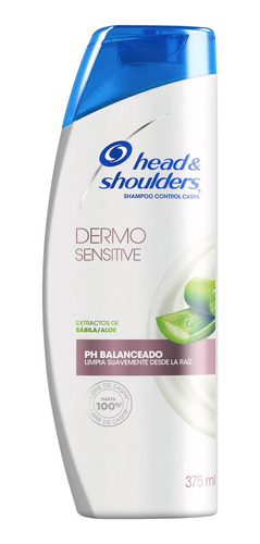 Shampoo Head & Shoulders Dermo Sensitive Con Sábila 375 Ml