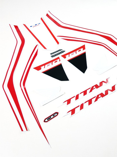Kit Adesivos Titan 160 2020 Azul Faixas Adesivas Titan 2020