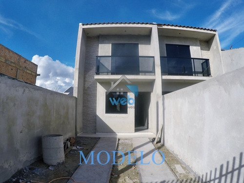 Imagem 1 de 28 de Sobrados À Venda Na Região Do Vitória Régia, Com Dois Quartos, Sala, Cozinha, Edícula Com Banheiro E Banheiro Social, Ainda Em Fase De Construção. - Ca02085 - 70728179