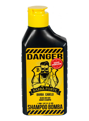 Shampoo Barba Y Cabello Danger 250ml Barba Forte