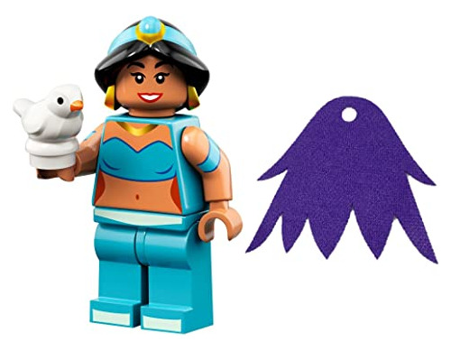 Minifigura De Lego Disney Series 2: Jasmine Con Led Morado A