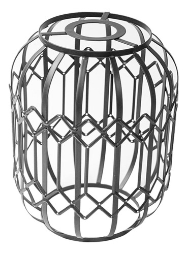 Lámpara De Metal Bombilla Guardia Luz Jaula Lámpara De