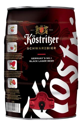 Cerveza Kostritzer Schwarzbier 5 Litros 