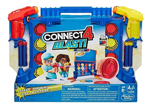 Juego Connect 4 Blast 2 Lanzadores Y 8 Dardos E9122 (5150)