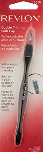 Imagen 2 de 2 de Recortador De Cutículas Revlon Con Tapa, Removedor De Cutí