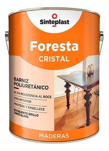 Foresta Cristal Barniz Poliuretanico Brillante 4lt- Color Incoloro