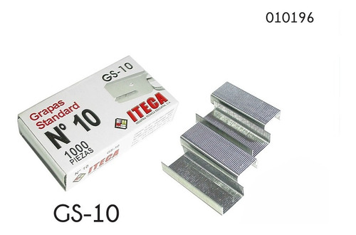 Grapas Standard Iteca Gs-10  Cajita  1000 Pzas  Precio 10 Ca
