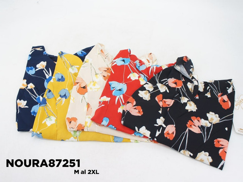 Imagen 2 de 2 de Crop Top Estampado Con Tiras Cruzadas