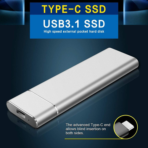 Mini Disco Duro Externo De Estado Sólido Portátil De 8 Tb, E
