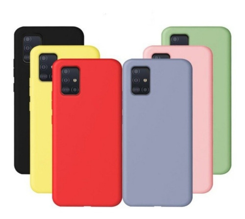 Funda De Silicona Con Felpa Slim Para Motorola Tipo Bumper