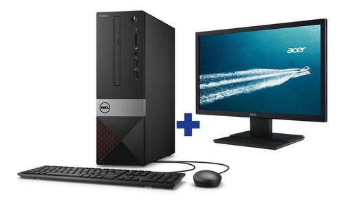 Imagem 1 de 4 de Desktop Dell Vostro 3470 I5 8gb 1tb W10 Pro + Monitor 19,5