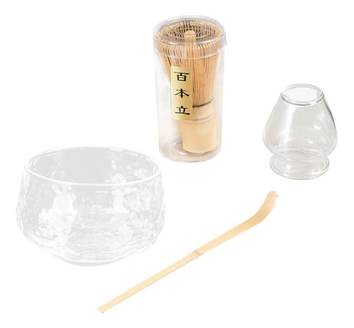 Juego De Batidores De Matcha Japoneses Familiares De Claro