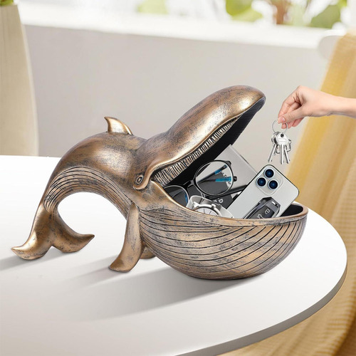Estatuas Y Esculturas De Ballenas Whale Bowl Cuenco De Resin