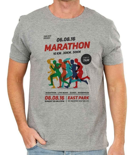 Maraton New York Central Park Remera Unica  