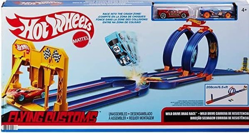 Hot Wheels - Wild Drive Carrera De Resistencia - Inc 2 Autos