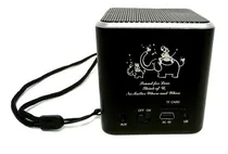 Comprar Mini Corneta Portatil Reproductor De Mp3 Mp4 Micro Sd Fm