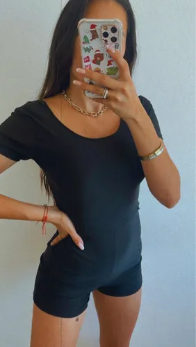 Mono Corto Mujer Enterito Dama Elastizado Moda Cómodo