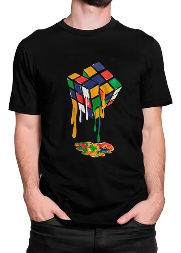 Maglietta T-Shirt Cubo Rubik Uomo Donna Bambini - Rubiks - Cubo Di Rubick