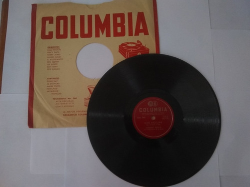 Hermanas Padilla 78 Rpm Columbia Disco Para Fonógrafo