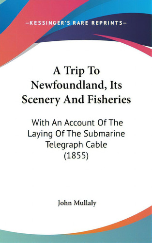 A Trip To Newfoundland, Its Scenery And Fisheries: With An Account Of The Laying Of The Submarine..., De Mullaly, John. Editorial Kessinger Pub Llc, Tapa Dura En Inglés