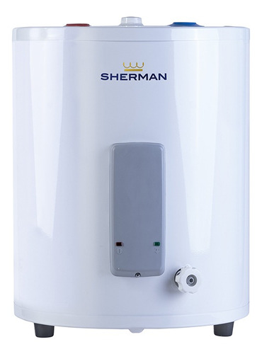 Termotanque De Pie Eléctrico Sherman Tepc055 Blanco 55 Lts