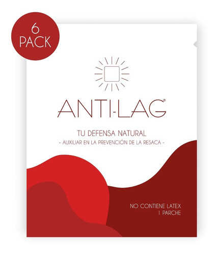 Antilag Parche Anticruda 6 Piezas Party Patch