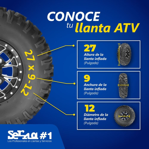 Paq. 2 Llantas 20x10-10 Marsway Sl106 (4)