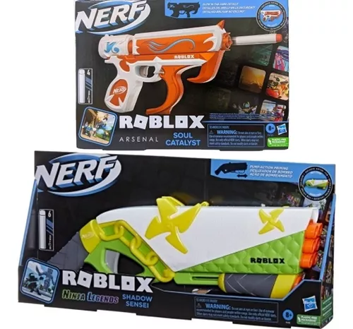 Lança Dardos - Nerf - Roblox Ninja - 6 Dardos - Hasbro