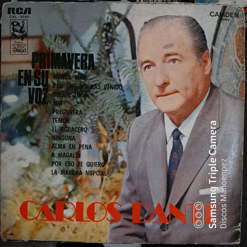 Vinilo Carlos Dante Primavera En Su Voz T3