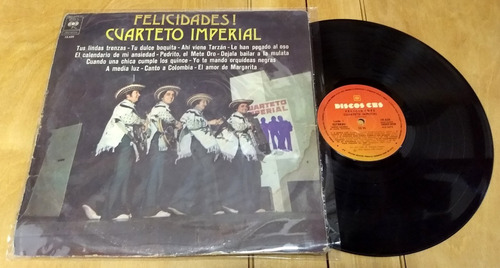 Cuarteto Imperial Felicidades Disco Vinilo Lp