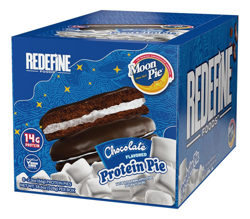 Redefine Foods Protein Pie Chocolate 8 Unidades