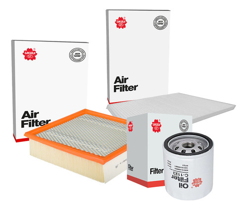 Kit Filtros Aceite Aire Cabina Police Interce Sedan 2.0 2016