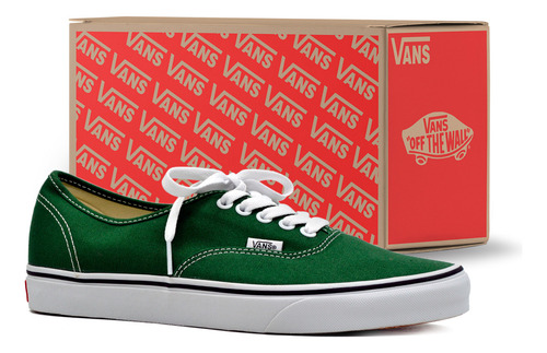 Tenis Sneakers Vans Original Classics Authentic Verde Choclo