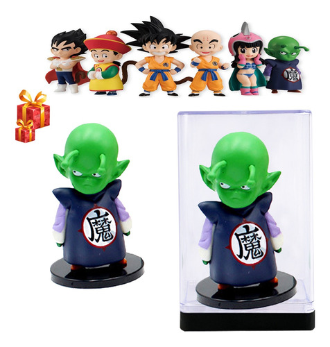 Dragon Ball Muñeco Con Caja Acrílico Para Regalo Y Colección