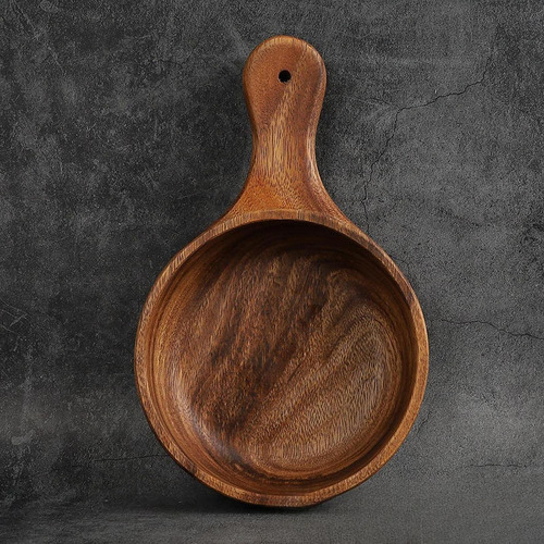 Cuenco De Madera Para Sopa, Hecho A Mano, Resistente,