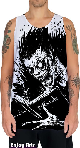 Camiseta Regata Masculina Death Note Ryuk Light Shinigami 15