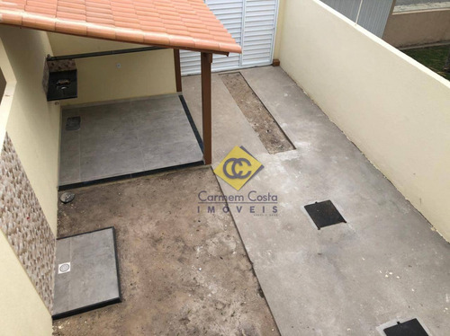 Linda Casa Com 3 Dormitórios À Venda, 142 M² Por R$ 650.000 - Recreio - Rio Das Ostras/rj - Ca2095