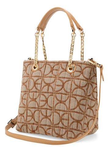 Bolsa Tote Cloe Llyjini Chico Color Marrón claro